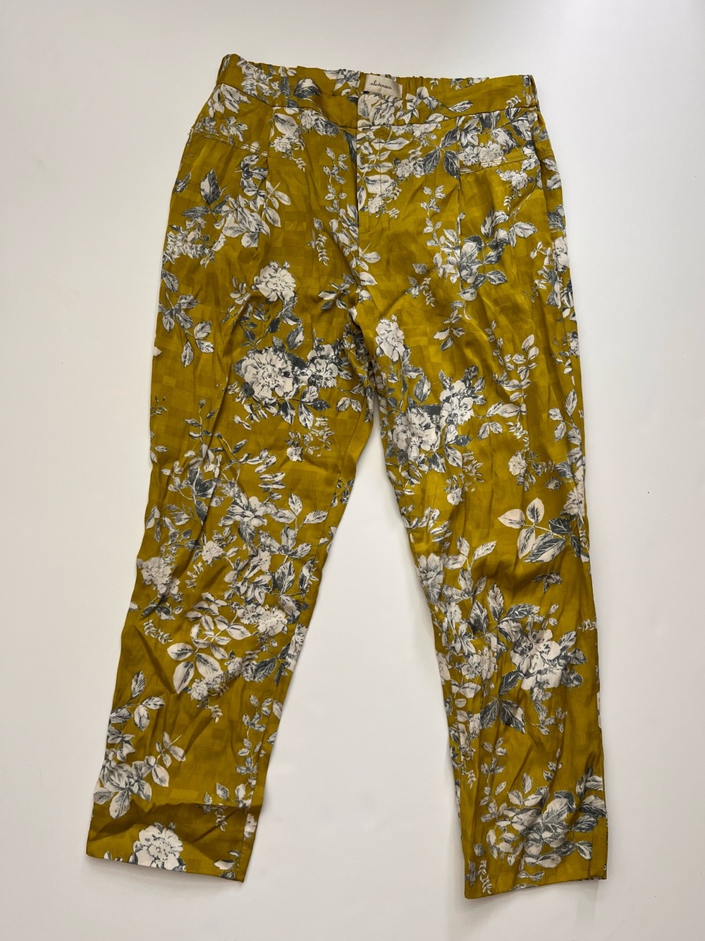 Vintage Anthropologie Floral Pants